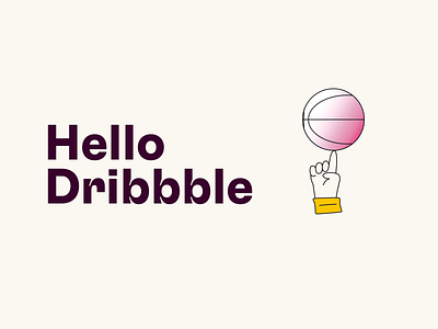 Hello Dribbble design hello dribbble product design rows spreadsheet welcome shot