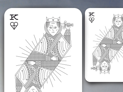 King of Hearts Playing Card card hearts illustration king playing card poker