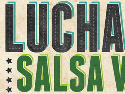 Luchador Salsa Verde cmoiseve mexican packaging texture vintage wrestling