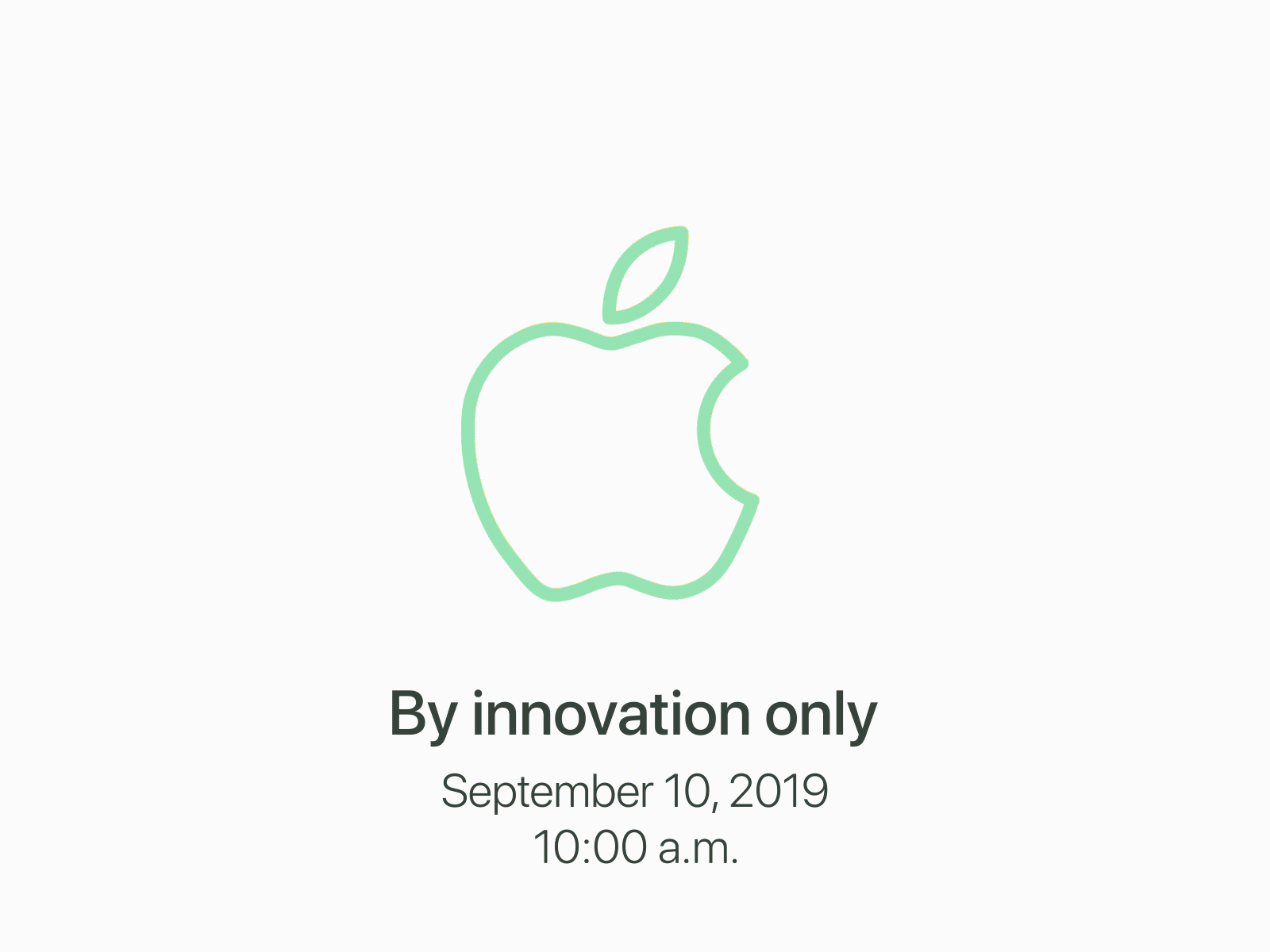 Apple Special Event - Animation 2d animation apple circle colors design event flat gif graphic keynote line logo outline shot vector