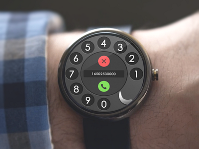 Rotary Dialer android dialer google phone psd rotary watch wear