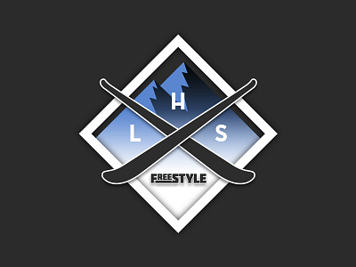 LHS Freestyle freestyle mountains skiing vector