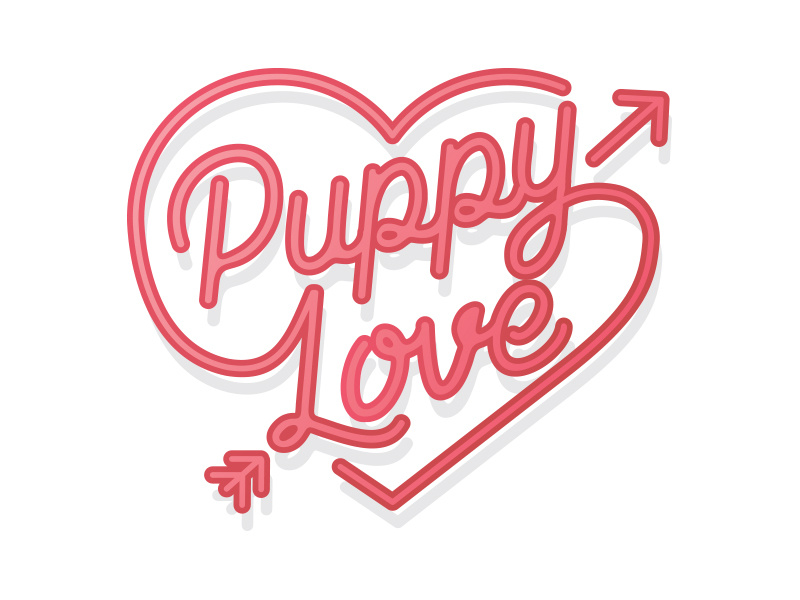 Puppy Love Logo by Grace Winkler on Dribbble