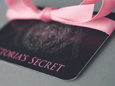 VS Gift Card Idea elegant gift card. photography hugs kisses photoshop swirls victorias secret