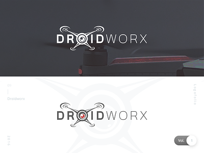 Droidworx | Logofolio Vol. 1 danilozac droidworx drone logo logo