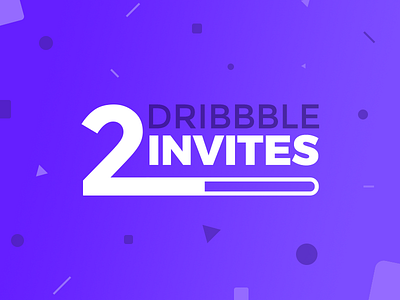 2 Dribbble Invites Giveaway creative design dribbble giveaway invite mobile rules shot typography ui ux welcome