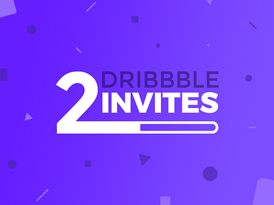 2 Dribbble Invites Giveaway