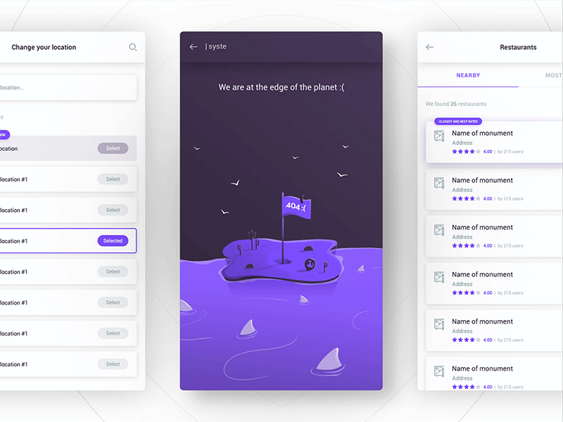 404 page for travel app 404 404 page animation app catchy cool illustration interactive no results travel ui ux