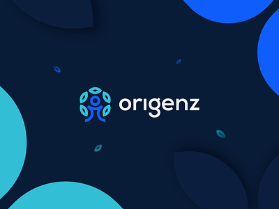 Origenz logo | Ethnicity project ae after effects animation brand branding colorful dark mode ethnicity family lknet logo modern motion origenz origin person tree typography user video