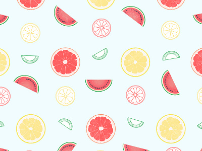 Summer Vibes Pattern illustration line art pattern vector