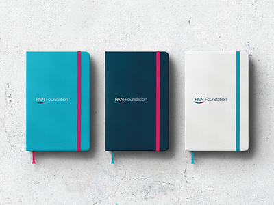 PAN Foundation brand branding collateral dc design agency grafik graphic design healthcare identity logo notebooks pan foundation