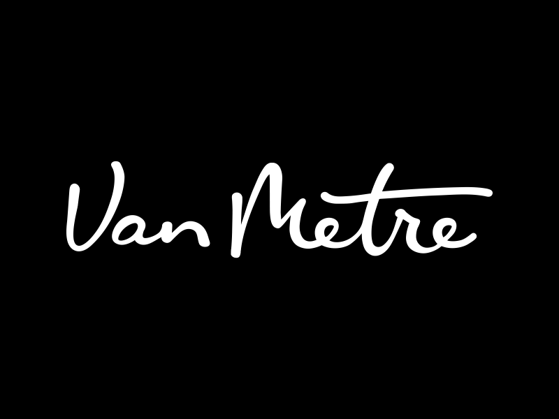 Van Metre Signature animation brand design agency gif grafik identity lettering logo motion signature van metre