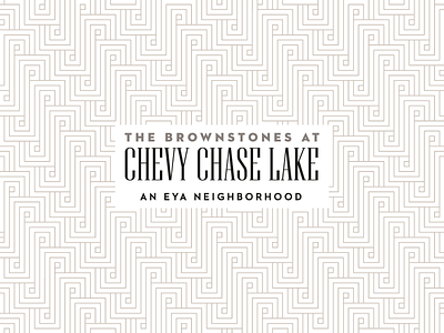 Chevy Chase Lake agency alexandria brand collateral dc grafik graphic design housing identity logo pattern
