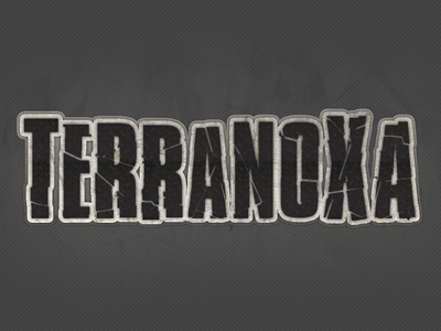 Terranoxa game logo typography