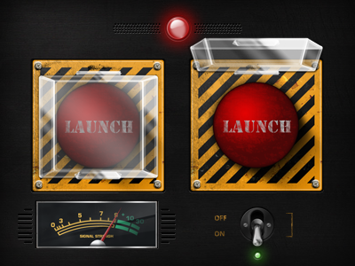 Command Assets button lamp launch meter switch