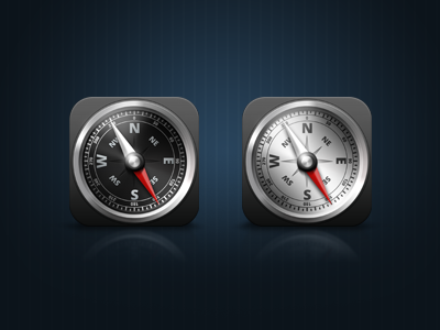 iOS Compass Icon compass icon ios