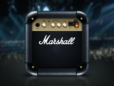 Marshall iOS Icon amplifier hidpi icon ios marshall speaker