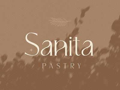 SANITA Pastry LOGO brand branding callygraphy design identity illustration illustrator minimal typography vector