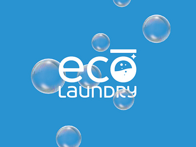 eco laundry shop 3d animation brand branding design graphic design identity illustration illustrator logo motion graphics typography ui vector