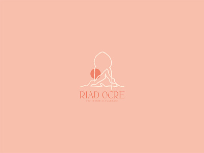 RIAD OCRE 3d animation brand branding design graphic design illustration illustrator logo marrakech morroco motion graphics riad typography ui ux vector