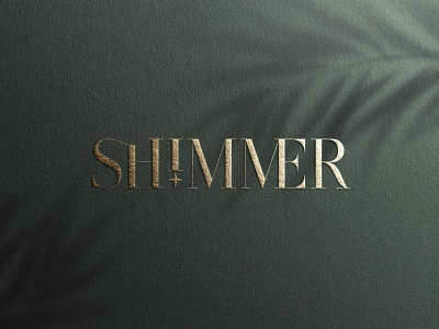SHIMMER brand branding design illustration illustrator laghmich laghmiche logo logotype mockup omar typography ui ux vector