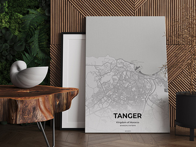 TANGER MAP POSTER