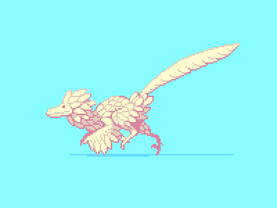 Albino Velociraptor