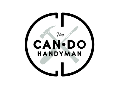 The Can Do Handyman Logo - Early Concept circle logo early concept handyman logo illustrator logo logo design logo designer logodesign round logo tool logo