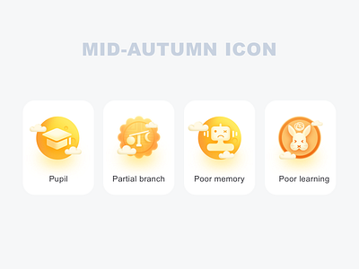 mid-autumn icon icon k12 mid autumn