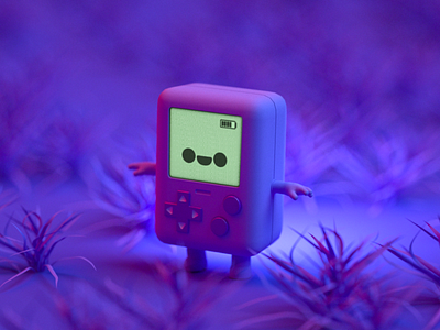 Cartoon phone c4d