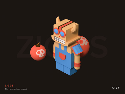 This is Ziggs! c4d