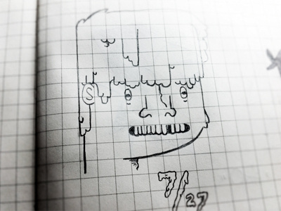 072711 daily face man sketch