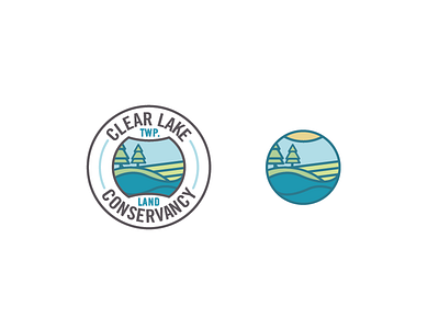 Land Conservancy Logo Alternate conservancy illustration land logo water