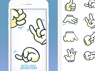 Say it with your Hands - Sticker Pack hand imessage ios sticker pack stickers