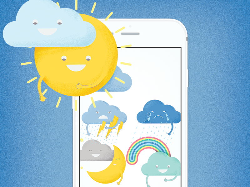 Weather Emoji by Ben Swygart on Dribbble