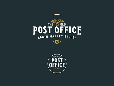 Modern / 1915 era Logo brand lettering logo office post office