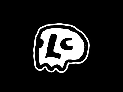 New LC skull design doodles getrad logo skull