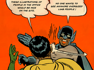 Oscar Slap 2d academyawards batman cartoon chrisrock comics design graphic design illustration meme oscars robin slap template web willsmith
