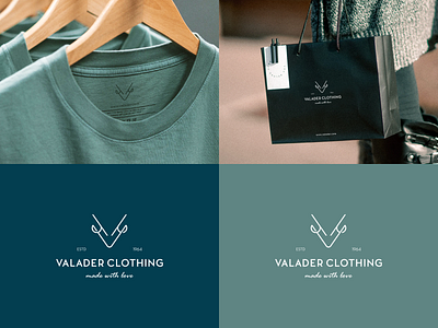 Valader Clothing Logo animal mark branding clean logo clothing brand clothing logo deer logo identity illustration minimal logo minimalist logo symbol typography v logo v mark vintage logo