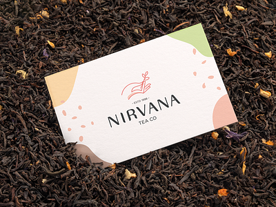 Nirvana Branding branding coffee logo freelancer hand lettering logo hand logo hand mark leaves logo logo design logo mark nirvana packagedesign packaging tea leaves tea logo tea mark tea package visual identity