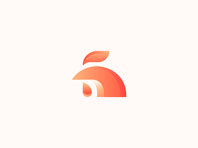 Rooster abstract abstract logo animal logo bird logo bird mark branding gradient gradient logo illustration logo logos mark minimal logo minimalist logo restaurant logo rooster logo symbol