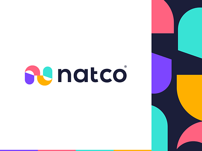 Natco abstract abstract art abstract design abstract logo app clever color cool creative expert icon identity illustration logo mark n symbol tech logo technology
