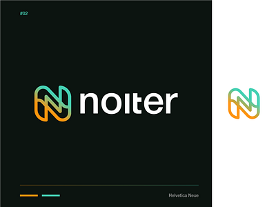 Noiter abstract abstract logo app creative designer illustration letter mark lettermark logo logo designer logo mark logo mark symbol icon logos mark n logo n mark symbol tech technology typography