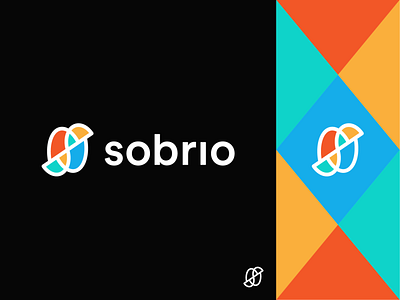 Sobrio abstract abstract logo brand design brand identity branding branding design color creative identity illustraion letter mark logo mark minimal s simple symbol symmetry tech logo technology