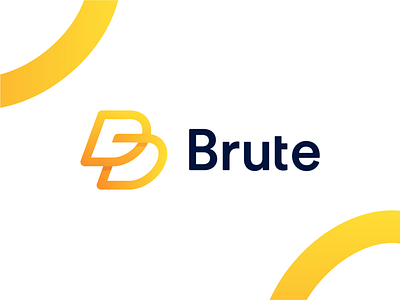 Brute abstract app b logo b mark brand identity branding clever creative design identity illustration letter mark logo logo identity logo mark mark minimal simple symbol technology