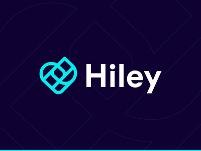 Hiley app awesome brand identity branding branding mark clever creative design freelance identity illustration letter mark logo love mark minimal simple symbol technology