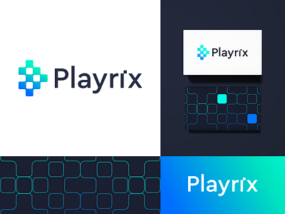 Playrix abstract app app branding brand identity branding branding identity branding logo creative icon identity illustration letter mark logo minimal p logo play play logo play mark symbol technology