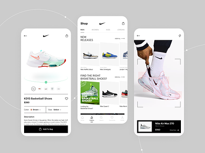 Nike Concept Design 2022 app design application crypto ecommerce health mobile app nft nike nike app shoe shop shopping sports ui ux web app