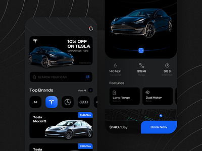 Car booking apps 2022 3d animation app application booking app car car app car booking creative graphic design luxury mobile app premium tesla trending ui ux web app website