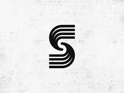 S Mark design identity letter line logo logotype mark s stroke symbol type typography